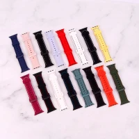 بند اپل واچ طرح سیلیکونی دور دوخت 41/40/38mm