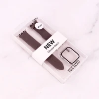 بند اپل واچ طرح چرم + محافظ صفحه 41mm
