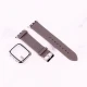 بند اپل واچ طرح چرم + محافظ صفحه 41mm