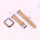 بند اپل واچ طرح چرم + محافظ صفحه 44mm