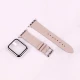 بند اپل واچ طرح چرم + محافظ صفحه 44mm