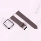 بند اپل واچ طرح چرم + محافظ صفحه 44mm