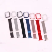 بند اپل واچ فلزی + محافظ صفحه 45mm