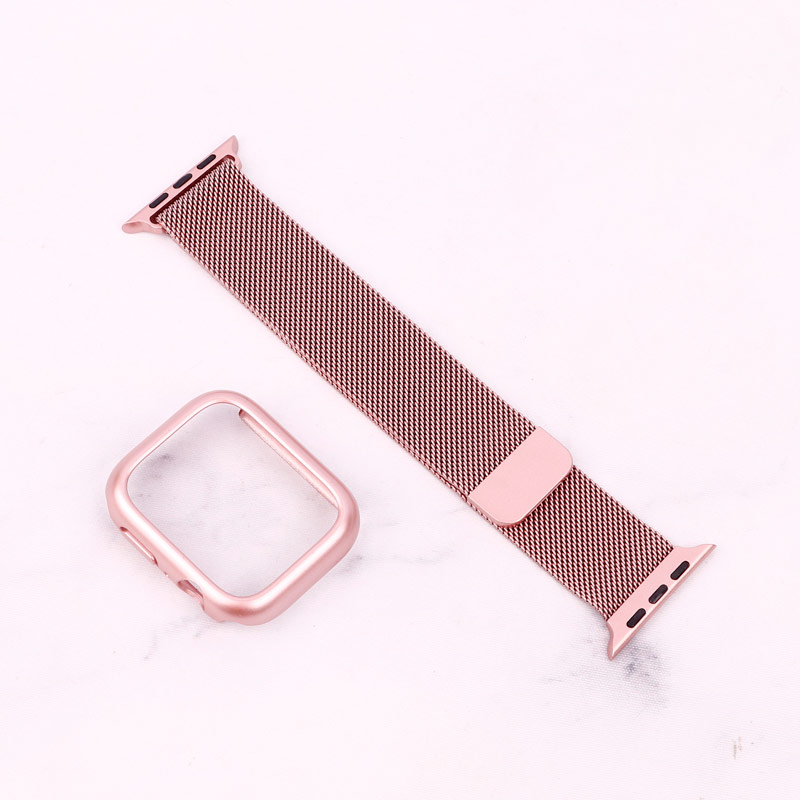 بند اپل واچ فلزی + محافظ صفحه 45mm