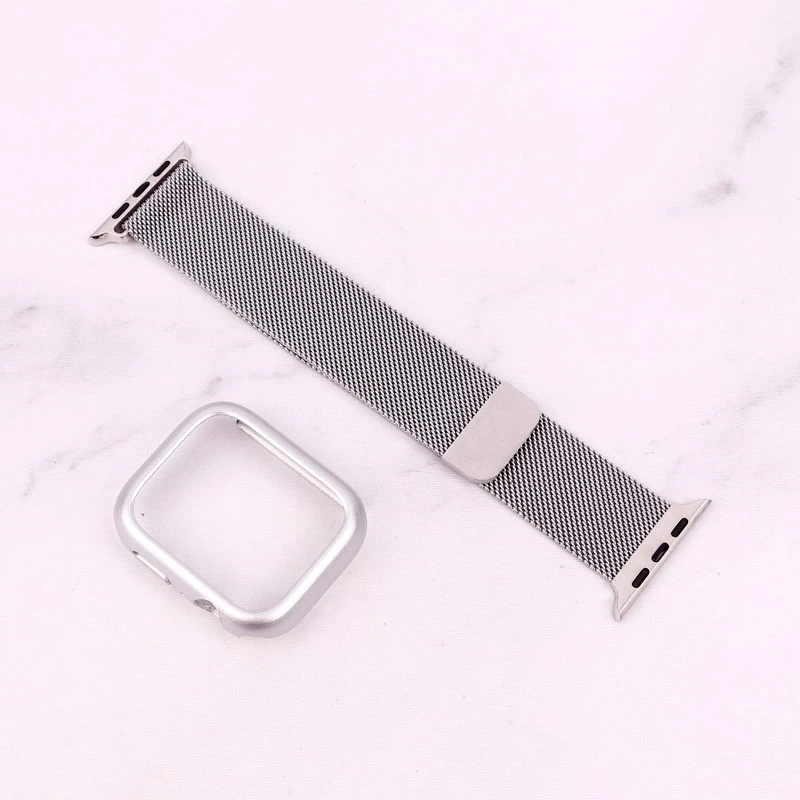 بند اپل واچ فلزی + محافظ صفحه 45mm