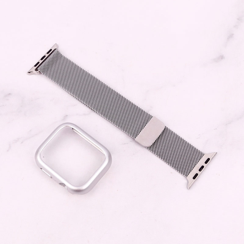 بند اپل واچ فلزی + محافظ صفحه 45mm