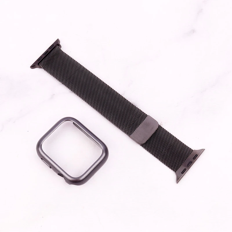بند اپل واچ فلزی + محافظ صفحه 45mm
