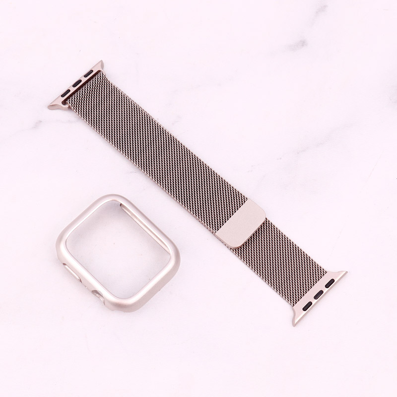 بند اپل واچ فلزی + محافظ صفحه 45mm