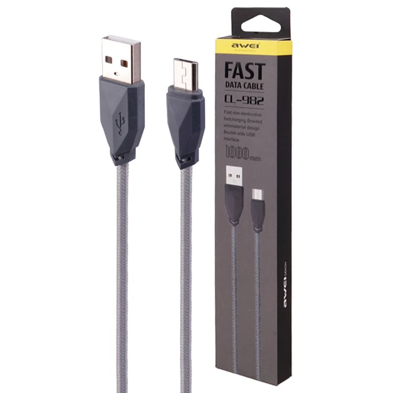 کابل میکرو یو اس بی فست شارژ 2.1 آمپر اوی CL-982 طول 1 متر