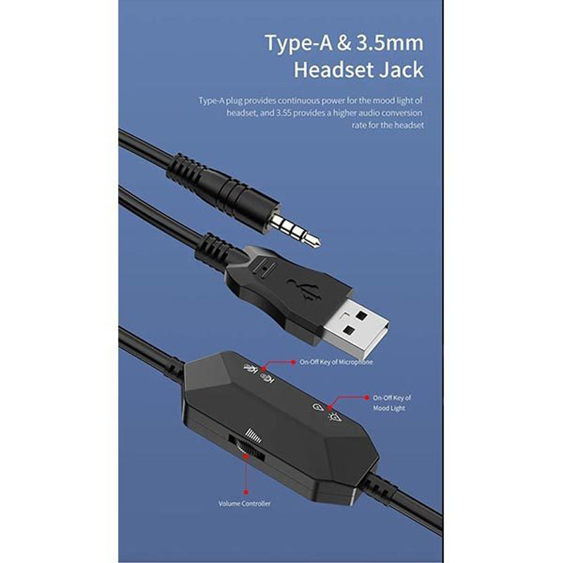 هدست گیمینگ سیم دار Awei ES-770i