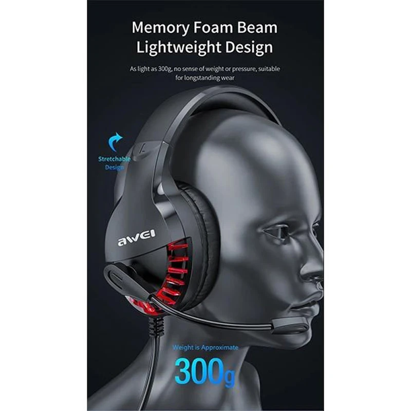 هدست گیمینگ سیم دار Awei ES-770i