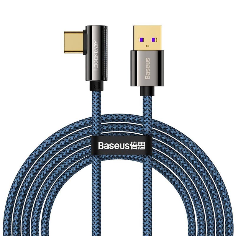 کابل تایپ سی فست شارژ Baseus Legend Series CA 66W 2.4A 2m یکسر L
