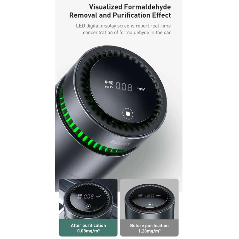 دستگاه تصفیه هوا خودرو Baseus Supramolecule Formaldehyde Purifier ACJHQ01-0
