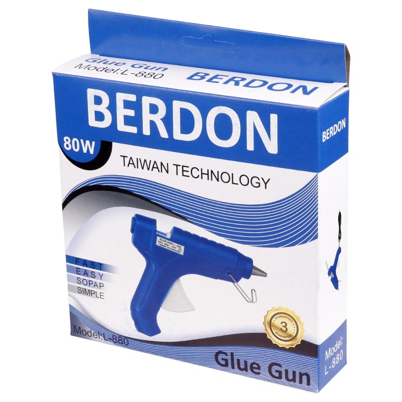 تفنگ چسب حرارتی 80 وات بردون مدل L-880