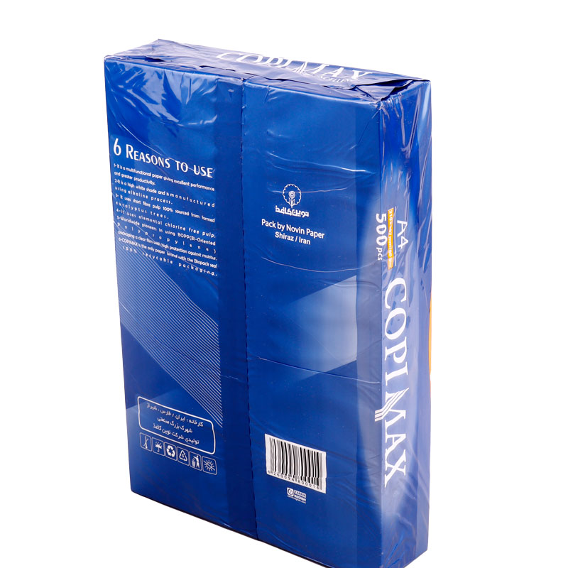 کاغذ COPIMAX 80g A4 نوین کاغذ شیراز بسته ۵۰۰ عددی