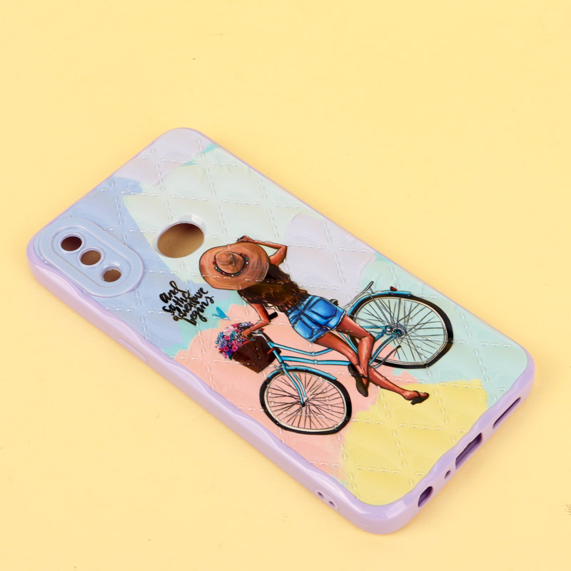 قاب طرحدار فانتزی پافر محافظ لنزدار Samsung Galaxy A10s