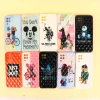 قاب پافر سامسونگ Galaxy A12 طرحدار فانتزی محافظ لنزدار