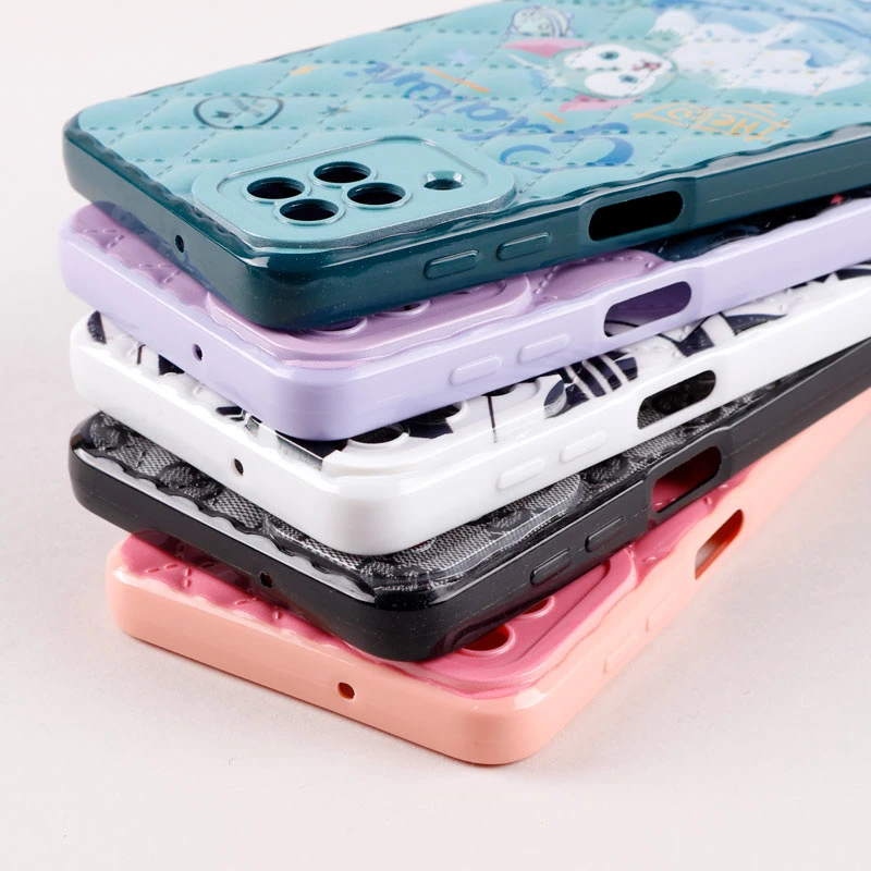 قاب پافر سامسونگ Galaxy A12 طرحدار فانتزی محافظ لنزدار