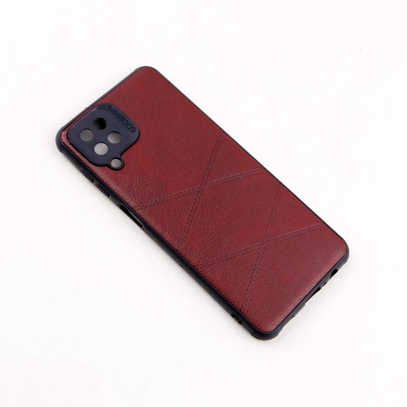 قاب چرمی Cior سامسونگ Galaxy A12 محافظ لنزدار