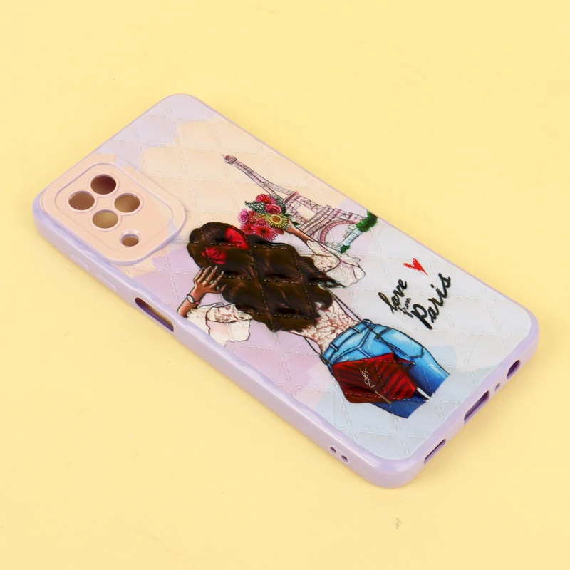 قاب پافر سامسونگ Galaxy A12 طرحدار فانتزی محافظ لنزدار