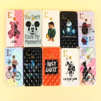 قاب پافر سامسونگ Galaxy A21s طرحدار فانتزی محافظ لنزدار