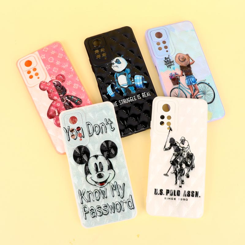 قاب طرحدار فانتزی پافر محافظ لنزدار Xiaomi Redmi Note 11 Pro