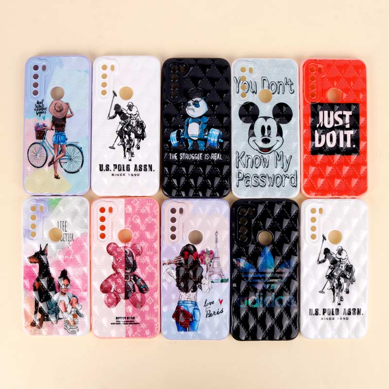 قاب طرحدار فانتزی پافر محافظ لنزدار Xiaomi Redmi Note 8