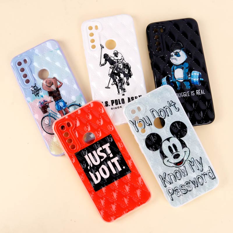 قاب طرحدار فانتزی پافر محافظ لنزدار Xiaomi Redmi Note 8