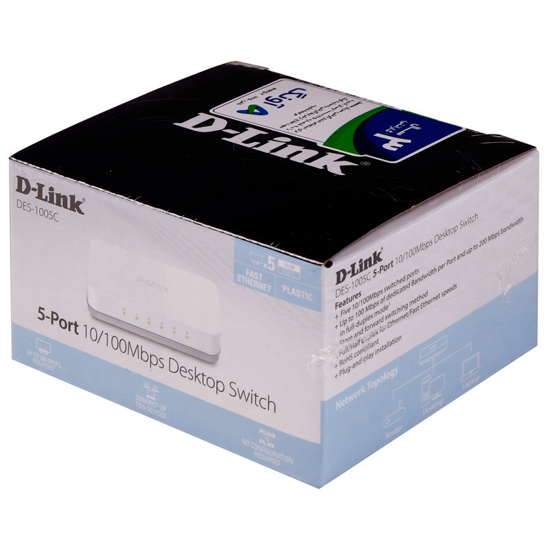 سوییچ 5 پورت دی لینک DES-1005C