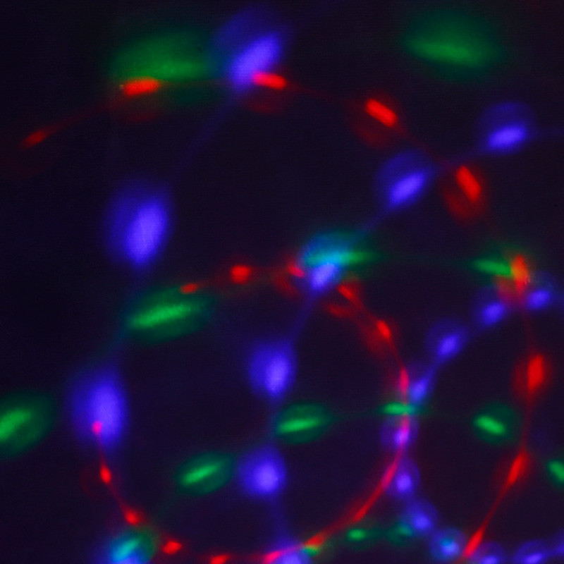 چراغ رقص نور گردان دیسکویی Dancing RGB LED کد 1