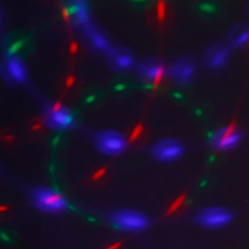 چراغ رقص نور گردان دیسکویی Dancing RGB LED کد 1