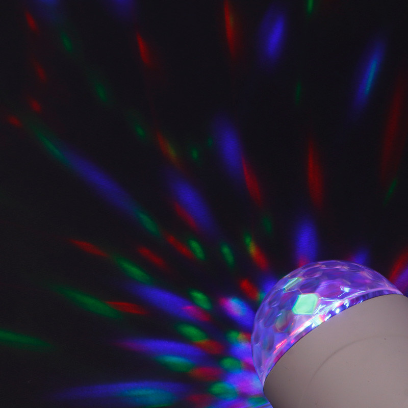 چراغ رقص نور گردان دیسکویی Dancing RGB LED کد 1