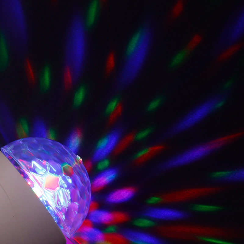 چراغ رقص نور گردان دیسکویی Dancing RGB LED کد 1