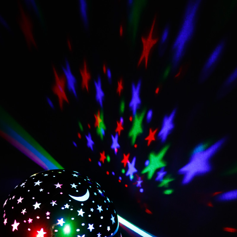 چراغ رقص نور گردان کهکشانی Dancing RGB LED کد 2