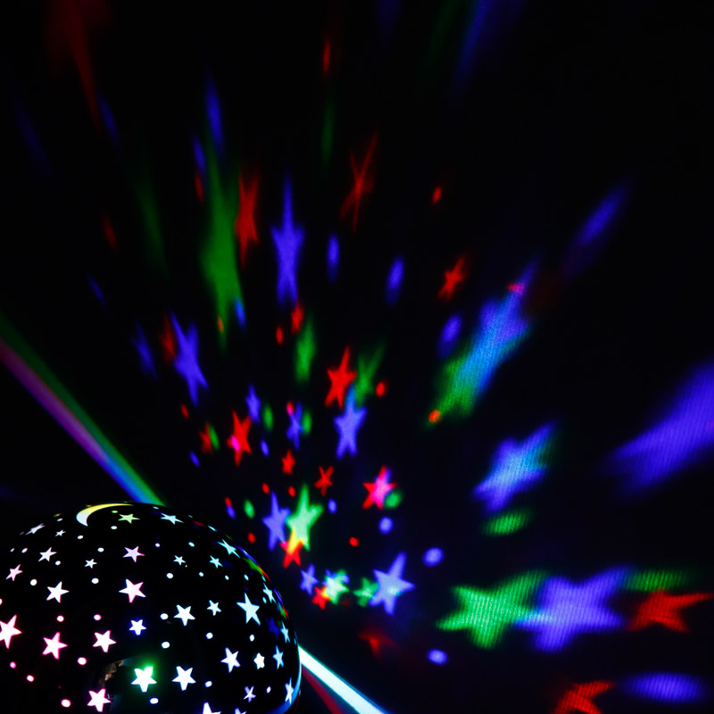 چراغ رقص نور گردان کهکشانی Dancing RGB LED کد 2