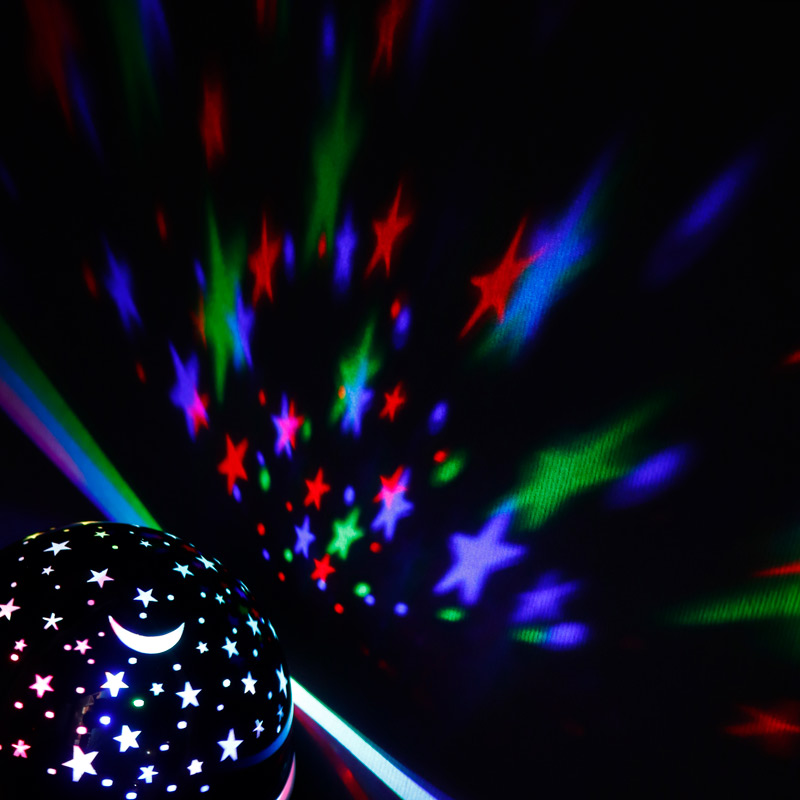 چراغ رقص نور گردان کهکشانی Dancing RGB LED کد 2