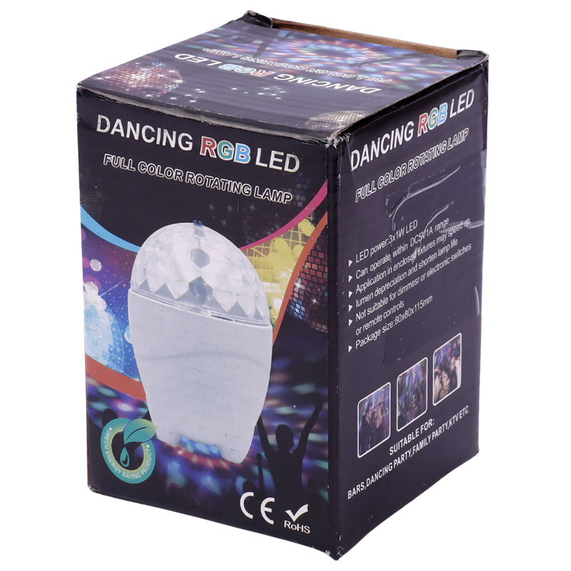 چراغ رقص نور گردان کهکشانی Dancing RGB LED کد 2