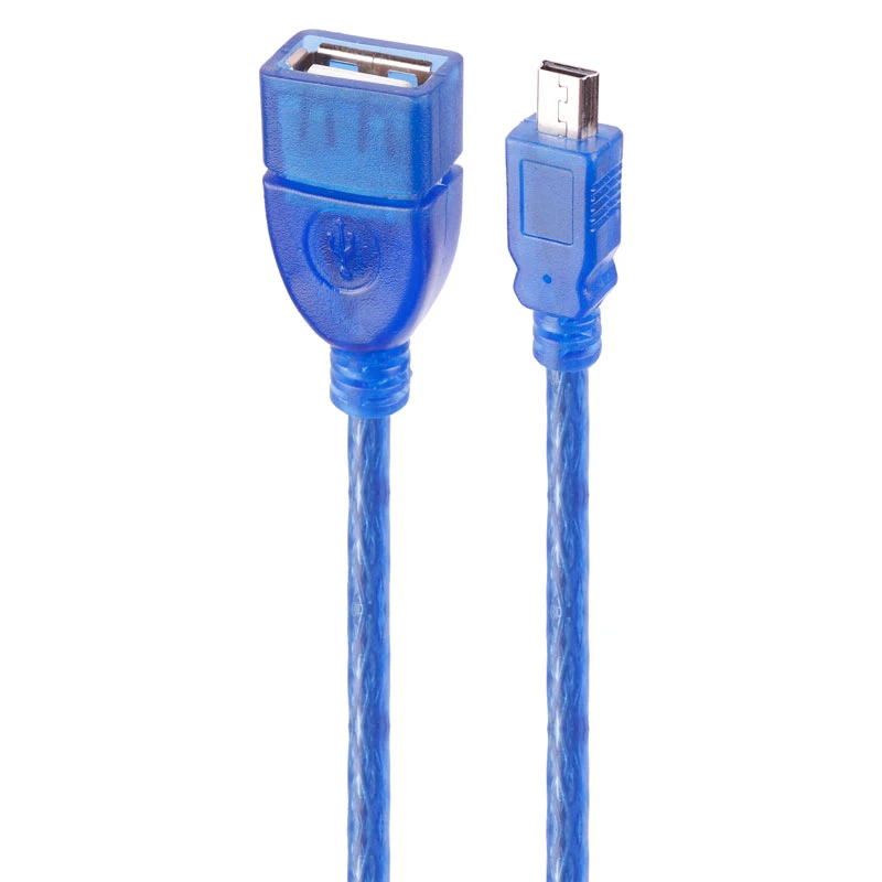 کابل کوتاه افزایش طول USB ایفورت Mini طول 30 سانتی متر