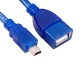 کابل کوتاه افزایش طول USB ایفورت Mini طول 30 سانتی متر