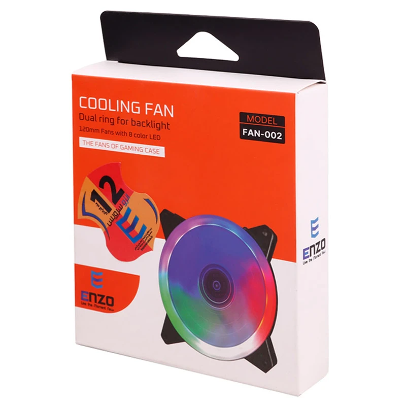فن کیس انزو FAN-002 سایز 120 میلی متری