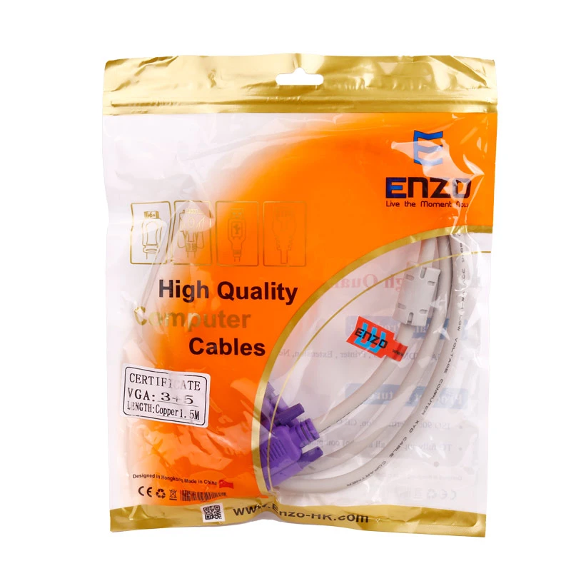 کابل VGA 3+5 انزو Enzo طول 1.5 متر