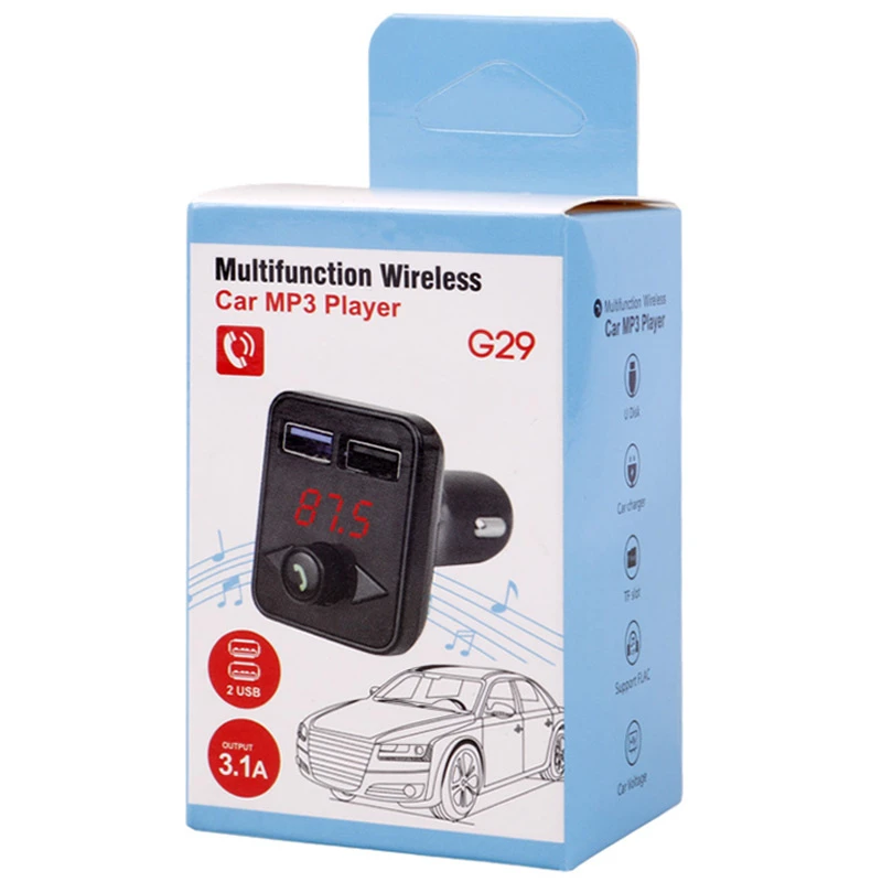 شارژر فندکی + FM Player بلوتوثی G29