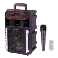 اسپیکر بلوتوثی رم و فلش خور Galexbit GS18 + میکروفون و ریموت کنترل