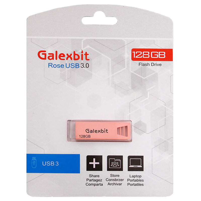 فلش 128 گیگ گلکس بیت Galexbit Rose USB3.0