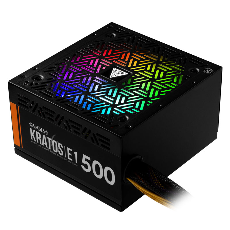 پاور 500 وات گیم دیاس Gamdias KRATOS E1 ARGB White