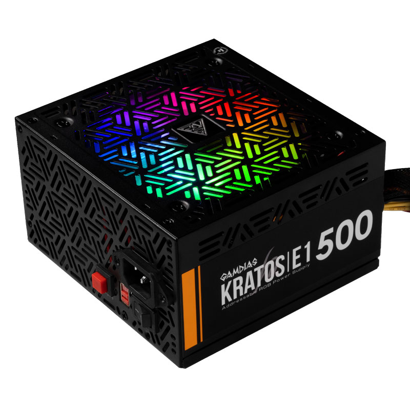 پاور 500 وات گیم دیاس Gamdias KRATOS E1 ARGB White