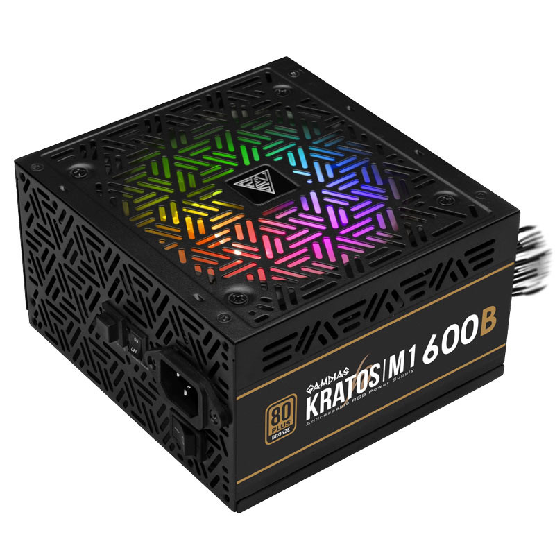 پاور گیم دیاس Gamdias KRATOS M1-600B ARGB Bronze 600W