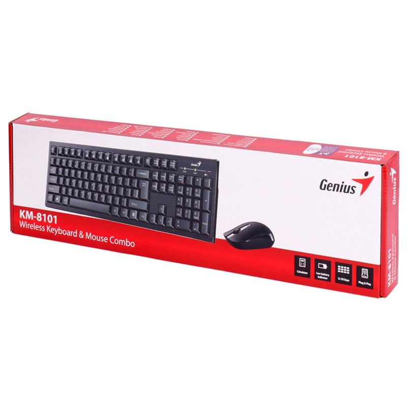 کیبورد و موس بی سیم جینیوس KM-8101