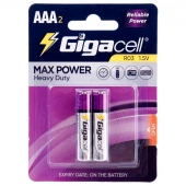 باتری دوتایی نیم قلمی گیگاسل Max Power Heavy Duty R03