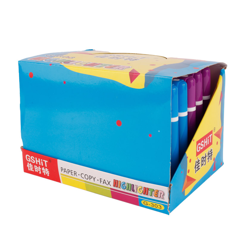 ماژیک هایلایت جی شیت Gshit G-303 بسته ۳۶ عددی